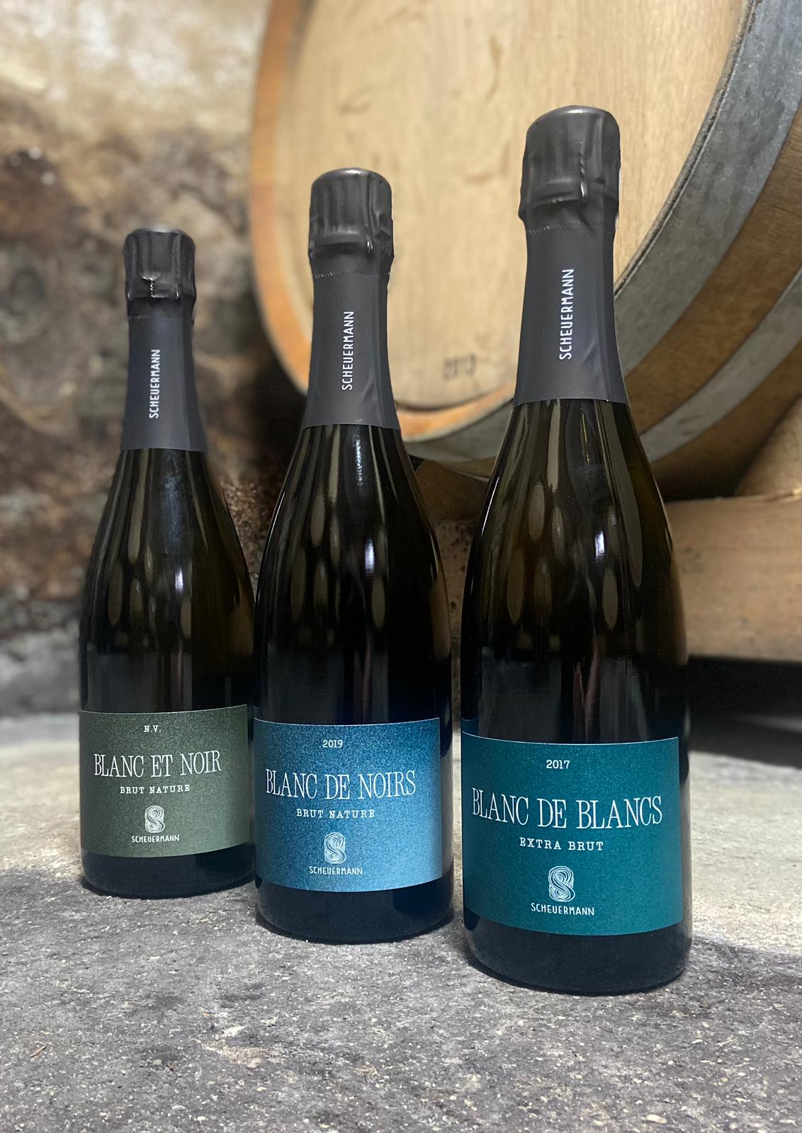 Scheuermann Blanc de Noir Sekt Brut Nature 2019 - Freiheit Vinothek