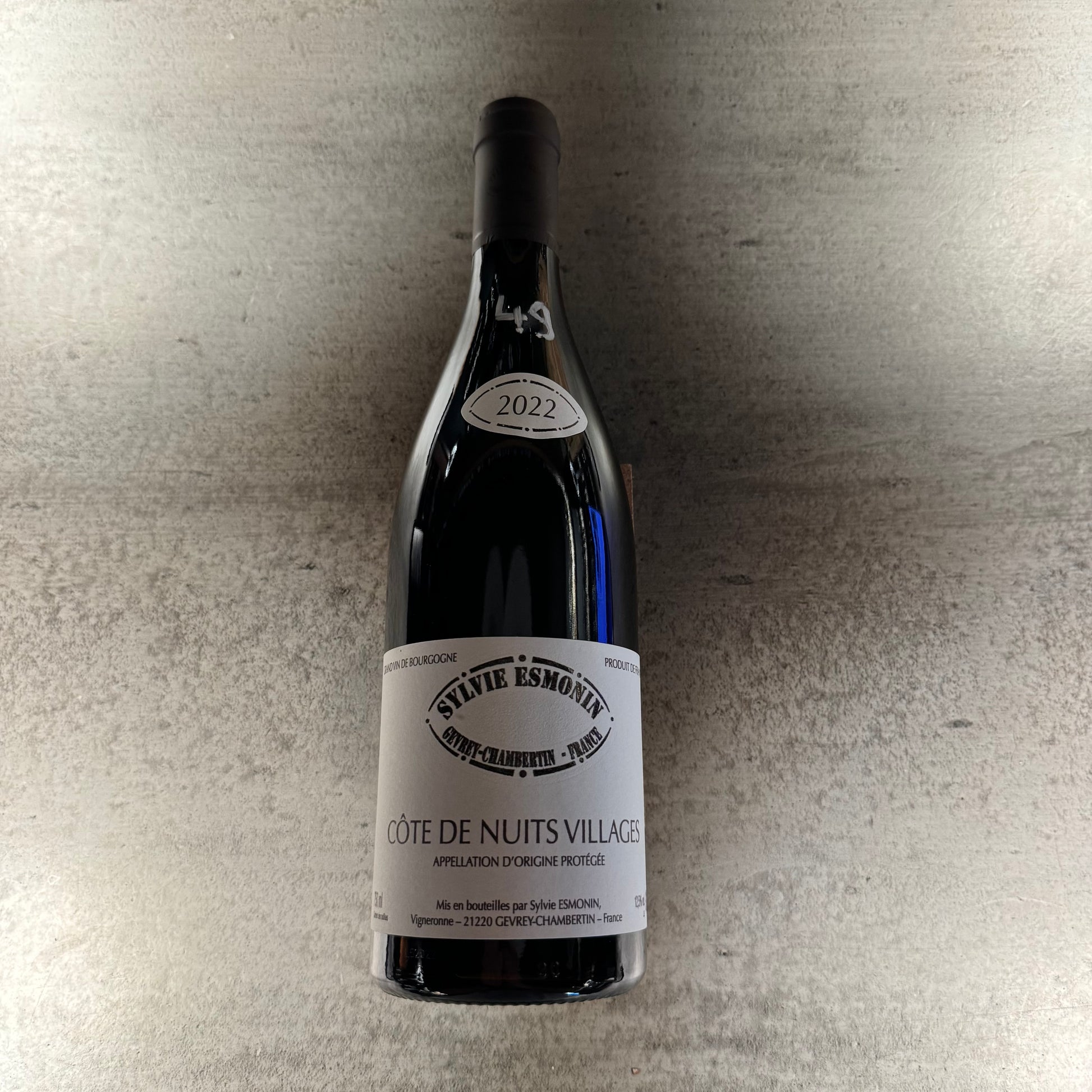 Sylvie Esmonin Cote de Nuits Village 2022