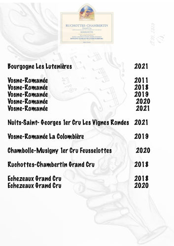 20/04/2024: Domaine Georges Mugneret-Gibourg Tasting - Freiheit Vinothek 